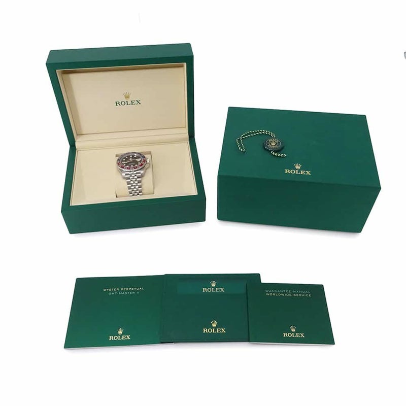 ロレックス GMTマスター2 デイト ランダムシリアル ルーレット 126710BLRO ROLEX 腕時計 黒文字盤