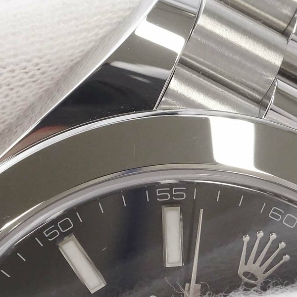 ロレックス デイトジャスト41 ランダムシリアル ルーレット 126300 ROLEX 腕時計 黒文字盤