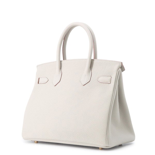 エルメス バーキン30 パールグレー/ゴールド金具 トゴ Y刻印 HERMES Birkin ハンドバッグ