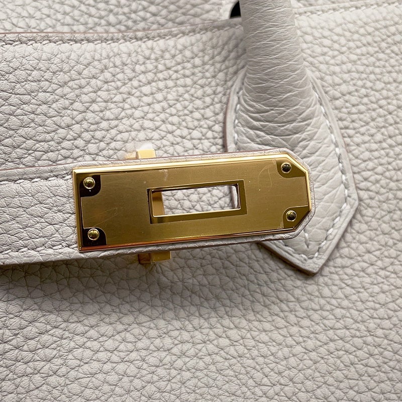 エルメス バーキン30 パールグレー/ゴールド金具 トゴ Y刻印 HERMES Birkin ハンドバッグ