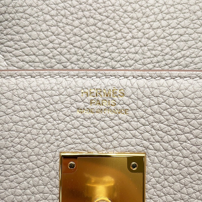 エルメス バーキン30 パールグレー/ゴールド金具 トゴ Y刻印 HERMES Birkin ハンドバッグ
