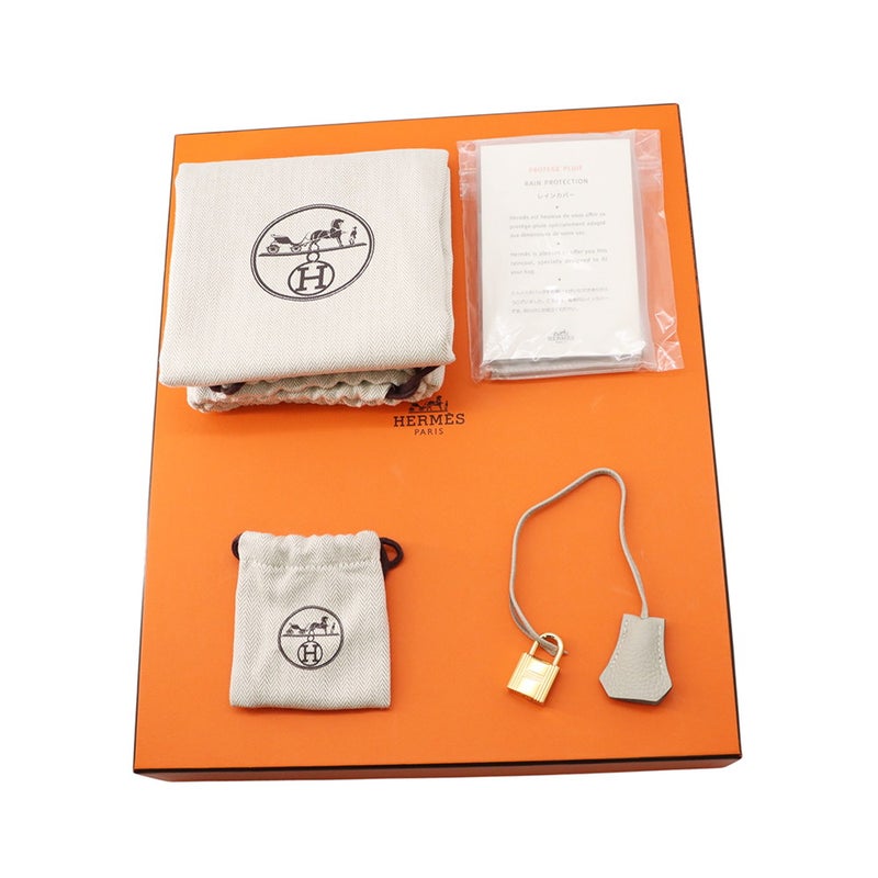 エルメス バーキン30 パールグレー/ゴールド金具 トゴ Y刻印 HERMES Birkin ハンドバッグ