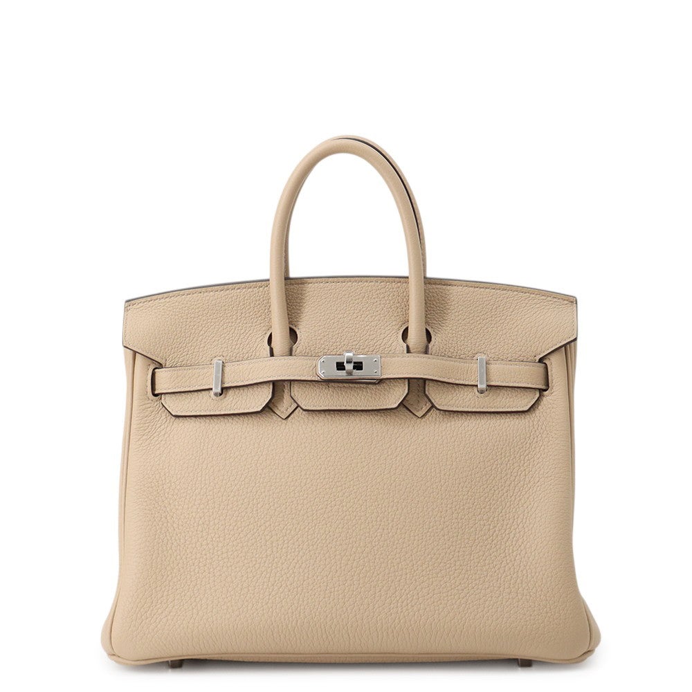 エルメス バーキン25 トレンチ/シルバー金具 トゴ K刻印 HERMES Birkin