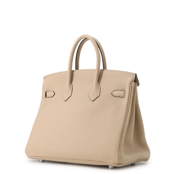 エルメス バーキン25 トレンチ/シルバー金具 トゴ K刻印 HERMES Birkin ハンドバッグ
