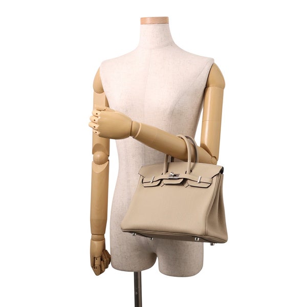 エルメス バーキン25 トレンチ/シルバー金具 トゴ K刻印 HERMES Birkin ハンドバッグ