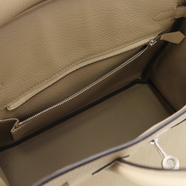 エルメス バーキン25 トレンチ/シルバー金具 トゴ K刻印 HERMES Birkin ハンドバッグ