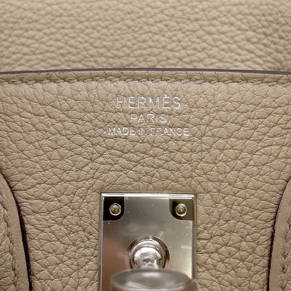 エルメス バーキン25 トレンチ/シルバー金具 トゴ K刻印 HERMES Birkin ハンドバッグ
