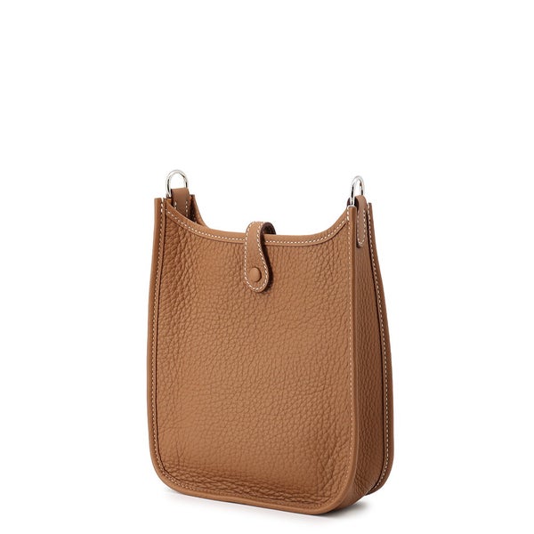 エルメス ショルダーバッグ エブリンTPM 111cm ゴールド/シルバー金具 トリヨンクレマンス K刻印 HERMES Evelyne