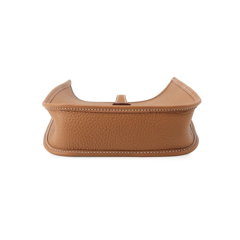 エルメス ショルダーバッグ エブリンTPM 111cm ゴールド/シルバー金具 トリヨンクレマンス K刻印 HERMES Evelyne