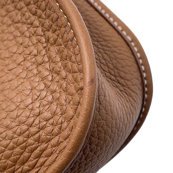 エルメス ショルダーバッグ エブリンTPM 111cm ゴールド/シルバー金具 トリヨンクレマンス K刻印 HERMES Evelyne