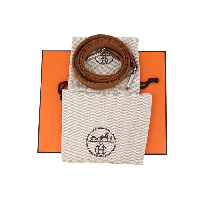 エルメス ショルダーバッグ エブリンTPM 111cm ゴールド/シルバー金具 トリヨンクレマンス K刻印 HERMES Evelyne