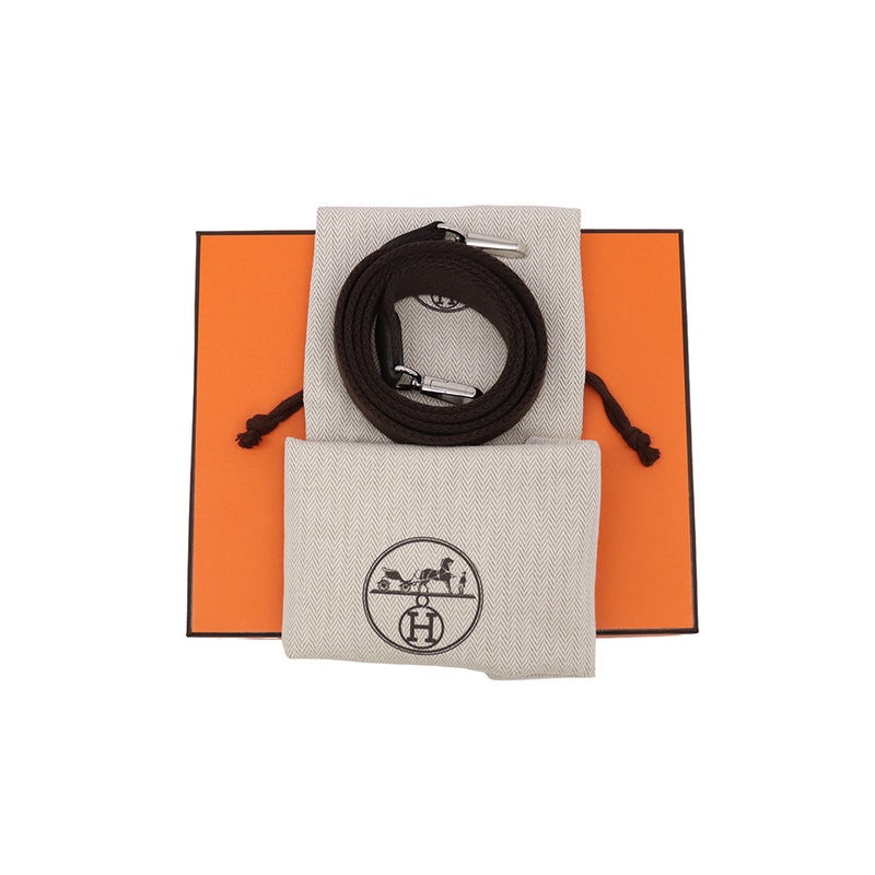 エルメス ショルダーバッグ エブリンTPM 111cm エベンヌ/シルバー金具 トリヨンクレマンス K刻印 HERMES Evelyne