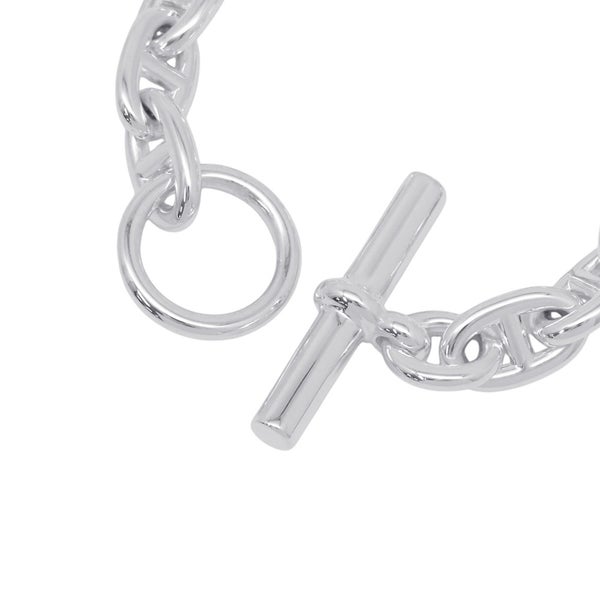 エルメス ブレスレット シェーヌダンクルMM 13コマ SV925シルバー HERMES Chaine d'Ancre ジュエリー