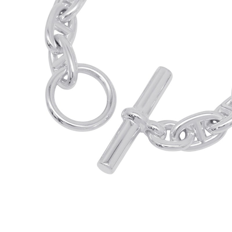 エルメス ブレスレット シェーヌダンクルMM 13コマ SV925シルバー HERMES Chaine d'Ancre ジュエリー