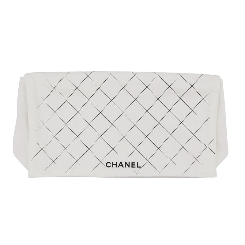 シャネル チェーンショルダーバッグ マトラッセ25 ココマーク ラムスキン ダブルチェーン A01112 CHANEL 白