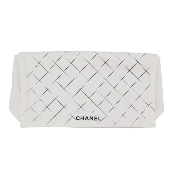 シャネル チェーンショルダーバッグ マトラッセ25 ココマーク ラムスキン ダブルチェーン A01112 CHANEL 白