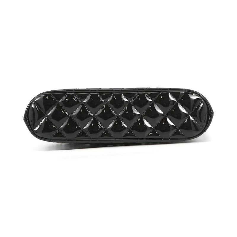シャネル チェーンショルダーバッグ ココマーク マトラッセ パテント AS3969 CHANEL 2
way ハンドバッグ 黒