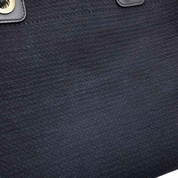 シャネル トートバッグ ドーヴィル ココマーク スモール ショッピングバッグ キャンバス AS3257 CHANEL 2way 黒