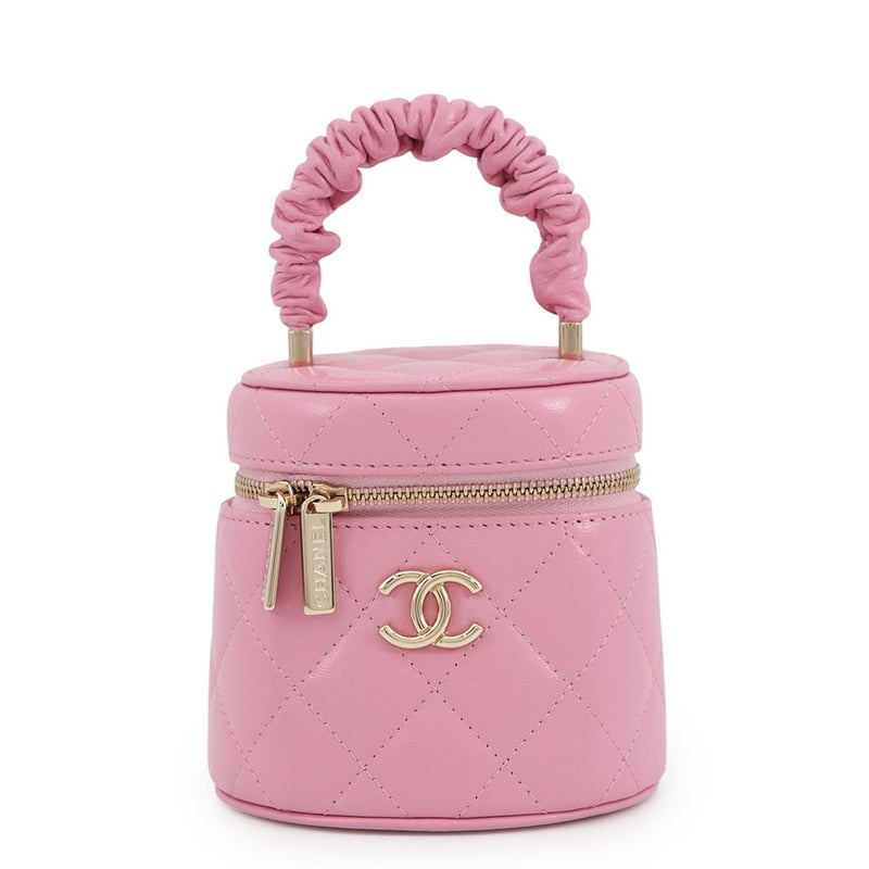 シャネル バニティバッグ ココマーク マトラッセ ラムスキン AP2730 CHANEL 化粧ポーチ コスメポーチ