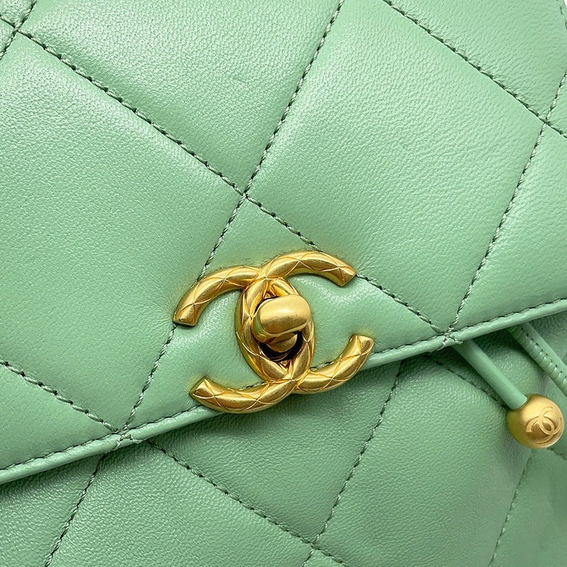 シャネル リュック バックパック ココマーク マトラッセ ラムスキン AS4866 CHANEL バッグ