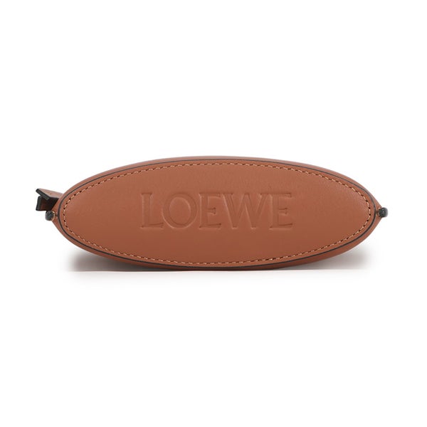 ロエベ ショルダーバッグ ダイスポケット DICE POKET カーフレザー C630R12X01 LOEWE ポシェット ブラウン