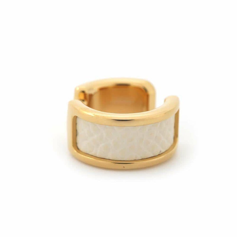 エルメス イヤーカフ オランプ Olympe スモール PM ナタ/ゴールド金具 エプソン