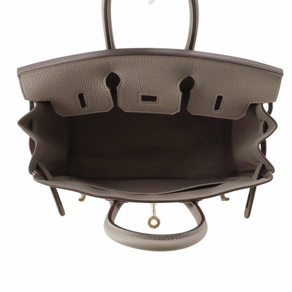 エルメス バーキン25 グリメイヤー/シャンパンゴールド金具 トゴ W刻印 HERMES Birkin ハンドバッグ