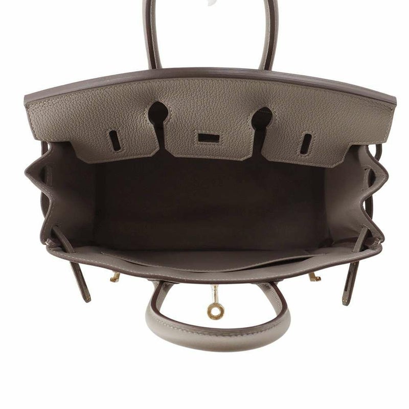 エルメス バーキン25 グリメイヤー/シャンパンゴールド金具 トゴ W刻印 HERMES Birkin ハンドバッグ