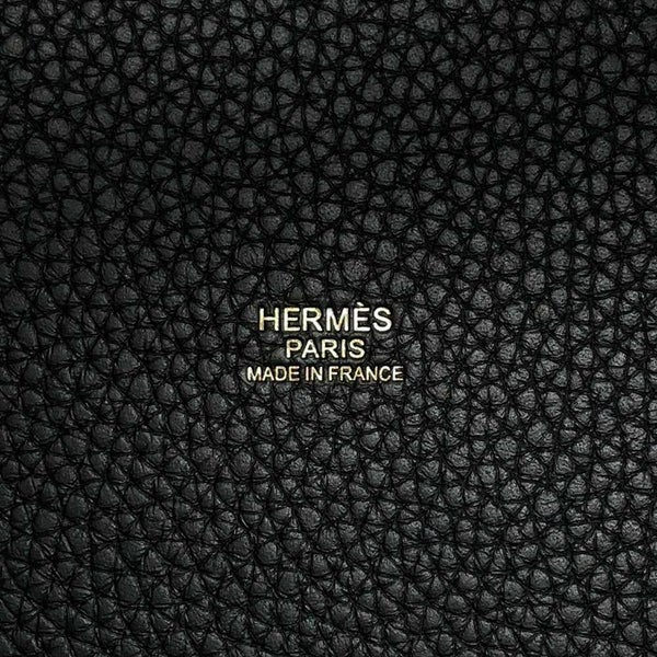 エルメス ハンドバッグ ピコタンロックPM ブラック/ゴールド金具 トリヨンクレマンス W刻印 黒