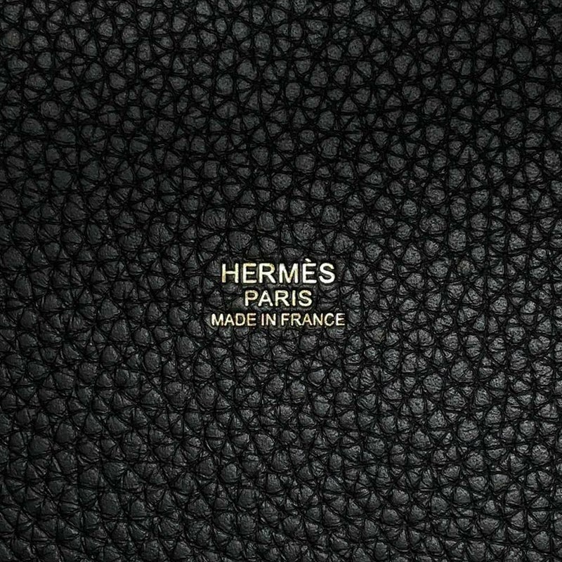 エルメス ハンドバッグ ピコタンロックPM ブラック/ゴールド金具 トリヨンクレマンス W刻印 黒