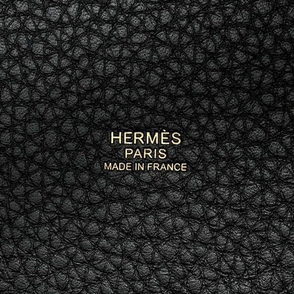 エルメス ハンドバッグ ピコタンロックPM ブラック/ゴールド金具 トリヨンクレマンス W刻印 黒