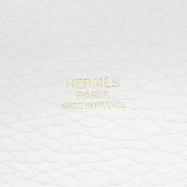 エルメス ハンドバッグ ピコタンロックMM ニューホワイト/ゴールド金具 トリヨンクレマンス W刻印