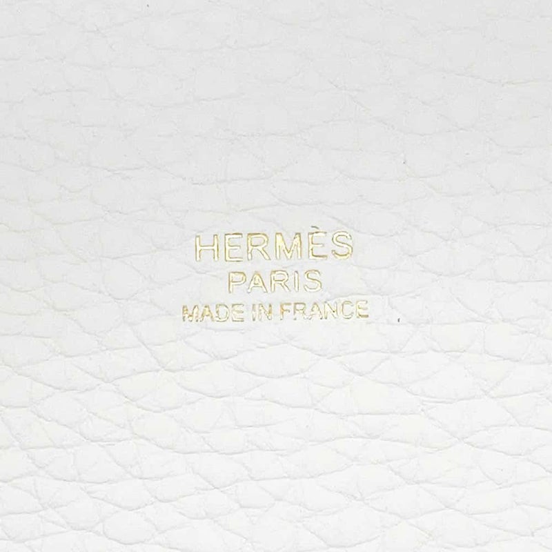 エルメス ハンドバッグ ピコタンロックMM ニューホワイト/ゴールド金具 トリヨンクレマンス W刻印