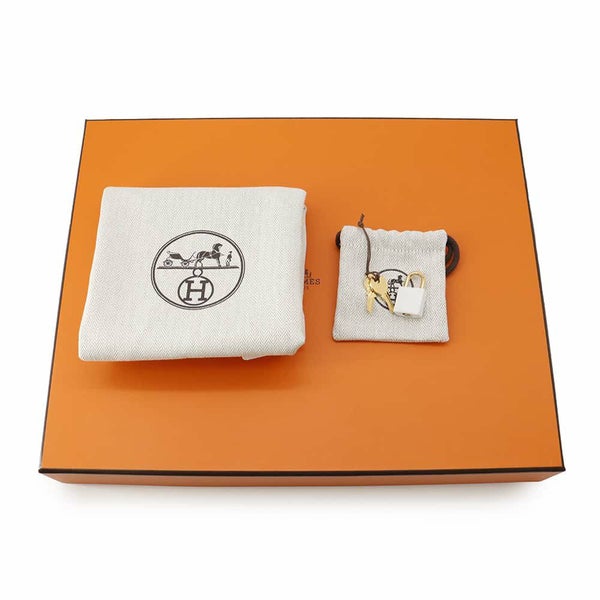 エルメス ハンドバッグ ピコタンロックMM ニューホワイト/ゴールド金具 トリヨンクレマンス W刻印