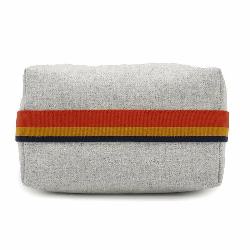 エルメス ポーチ ブリッド・ア・ブラックGM ロカバール グリスフランネル/シルバー金具 ウール HERMES 小物入れ