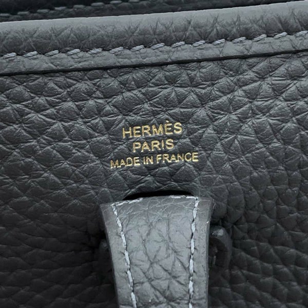 エルメス エブリンTPM アマゾンサングル コルダージュ アルドワーズ/ブルーイドラ/シャンパンゴールド金具 トリヨンクレマンス W刻印