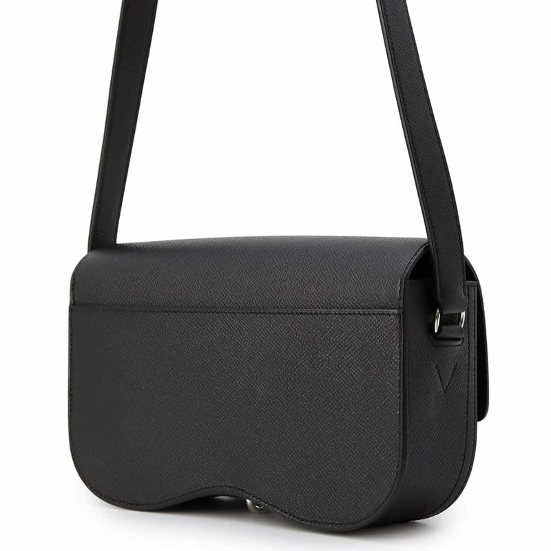 エルメス デッラ・カヴァッレリア エラン ブラック/シルバー金具 エプソン B刻印 HERMES 黒