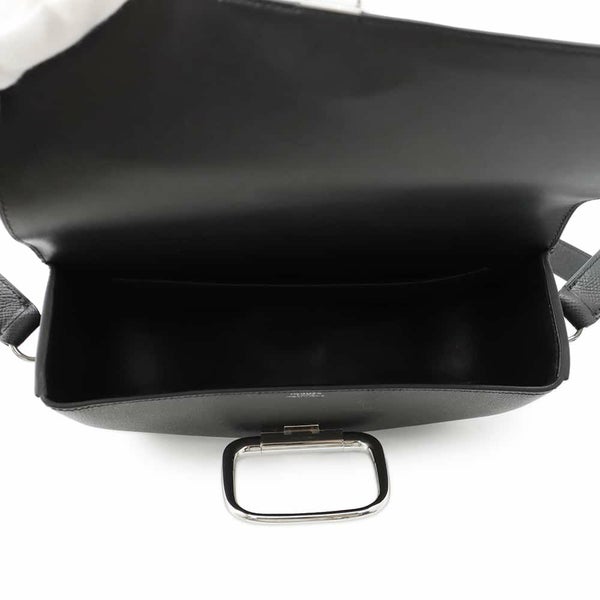 エルメス デッラ・カヴァッレリア エラン ブラック/シルバー金具 エプソン B刻印 HERMES 黒