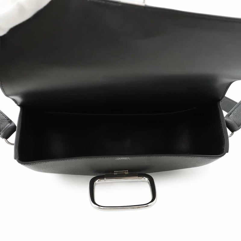 エルメス デッラ・カヴァッレリア エラン ブラック/シルバー金具 エプソン B刻印 HERMES 黒