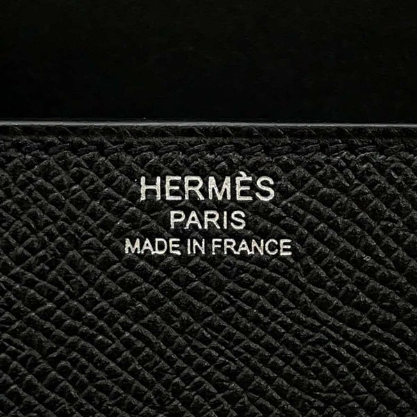 エルメス デッラ・カヴァッレリア エラン ブラック/シルバー金具 エプソン B刻印 HERMES 黒