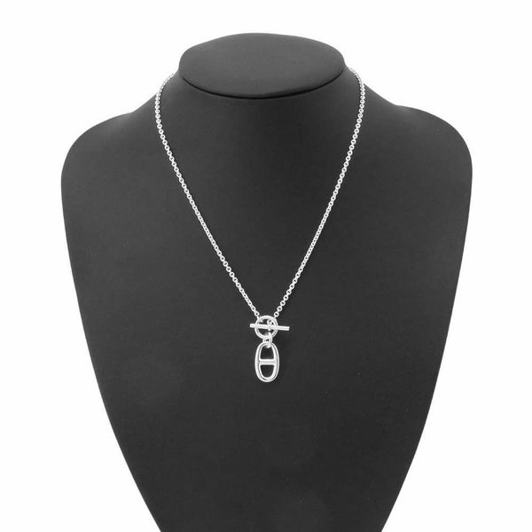 エルメス ネックレス シェーヌダンクル アミュレット SV925シルバー HERMES ペンダント ジュエリー
