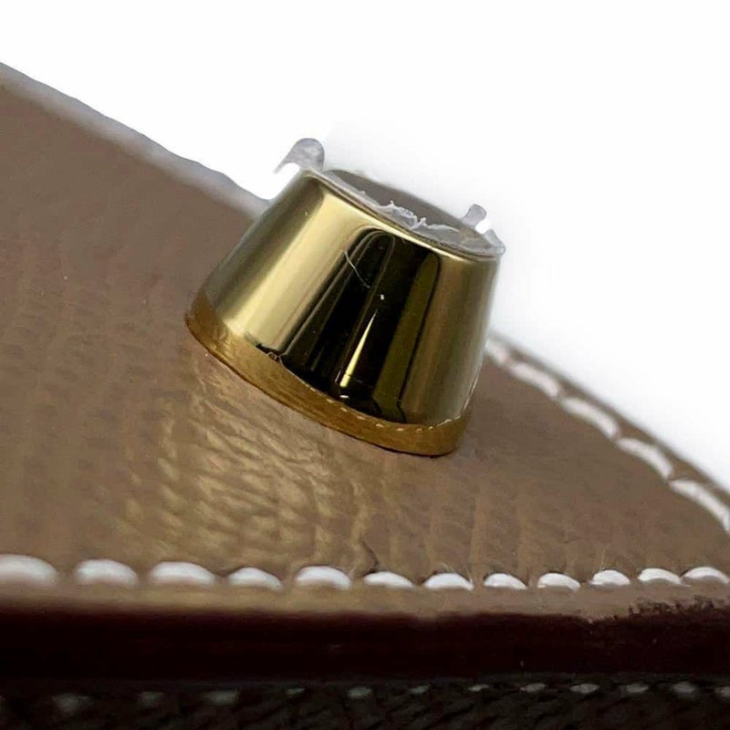 エルメス ハンドバッグ ケリー28 外縫い エトゥープ/ゴールド金具 エプソン Y刻印 2wayショルダー