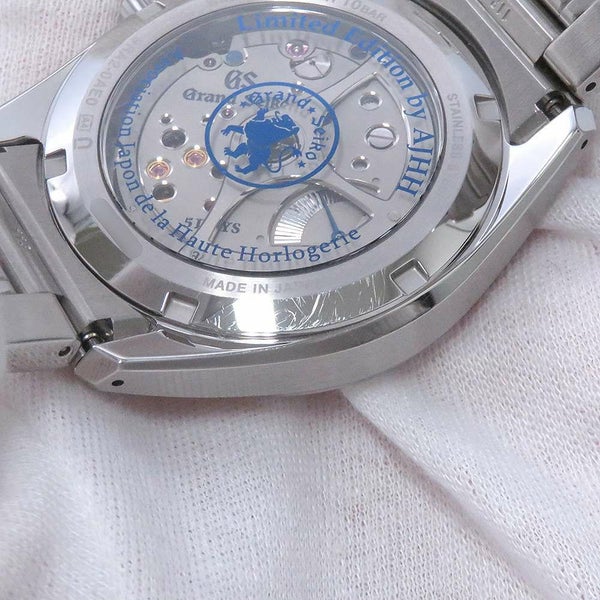 セイコー グランドセイコー AJHH特別限定モデル SLGA017 SEIKO 255本限定 雪白ブルー文字盤