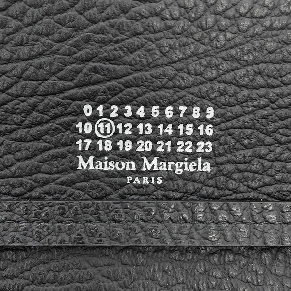 メゾンマルジェラ チェーンウォレット ４ステッチ グレイニーレザー SA3UI0008 Maison Margiela 財布 黒