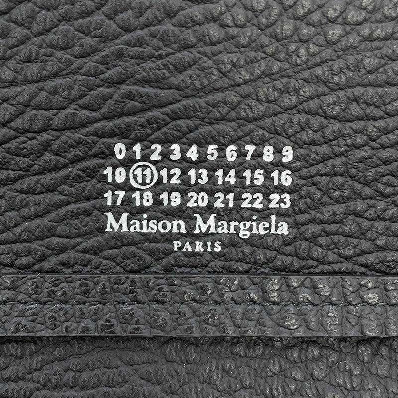 メゾンマルジェラ チェーンウォレット ４ステッチ グレイニーレザー SA3UI0008 Maison Margiela 財布 黒