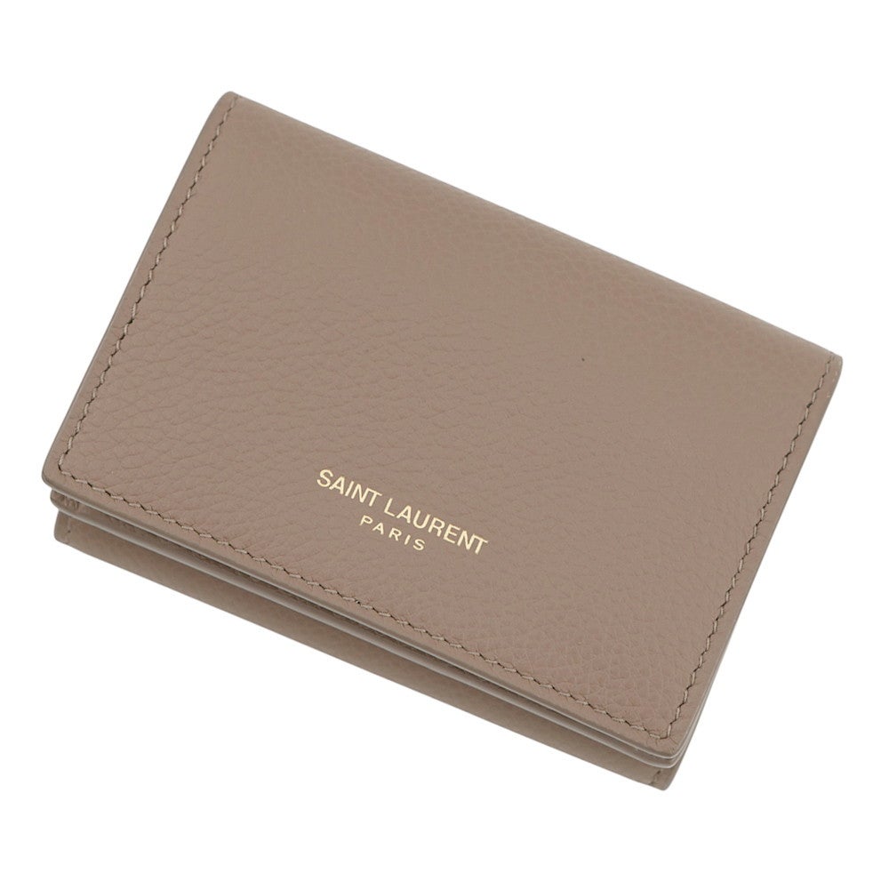 サンローランパリ 三つ折財布 コンパクトウォレット レザー 678272