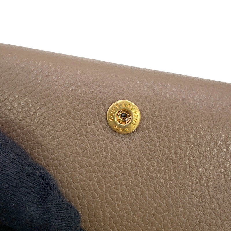 サンローランパリ 三つ折財布 コンパクトウォレット レザー 678272 SAINT LAURENT PARIS