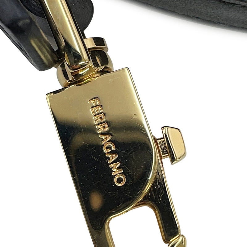 サルヴァトーレ・フェラガモ ハンドバッグ ハグXS 219397 Ferragamo 2way 黒