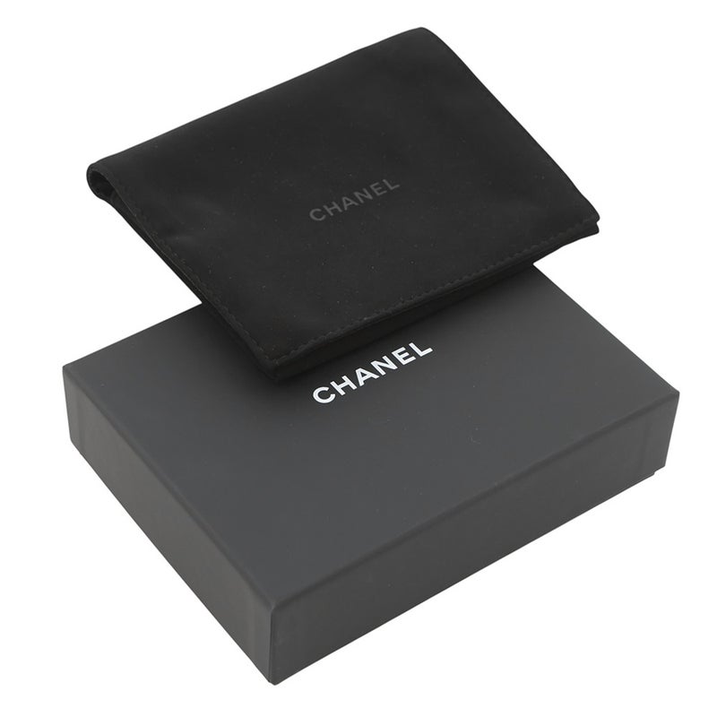 シャネル 三つ折り財布 マトラッセ ココマーク スモール フラップ ウォレット キャビアスキン AP4655 CHANEL 黒