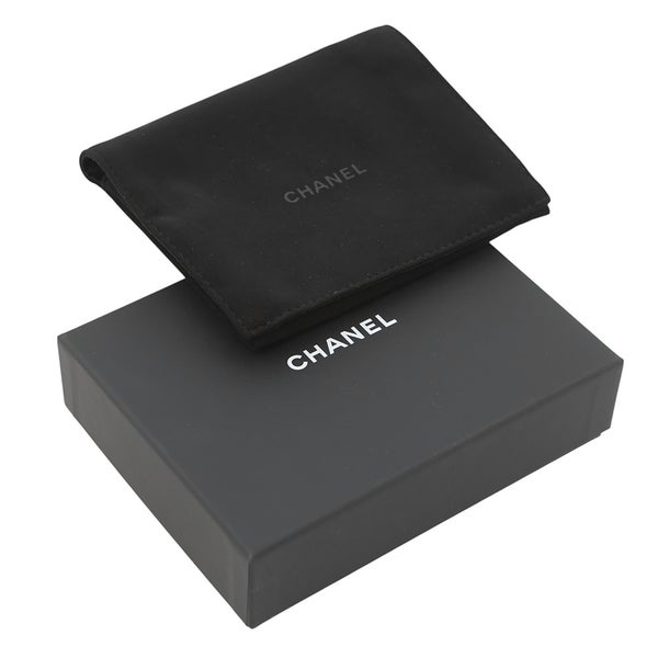シャネル 三つ折り財布 マトラッセ ココマーク スモール フラップ ウォレット キャビアスキン AP4655 CHANEL 黒